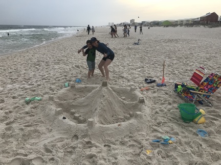 Beach Fun - Huge Sand Castle4